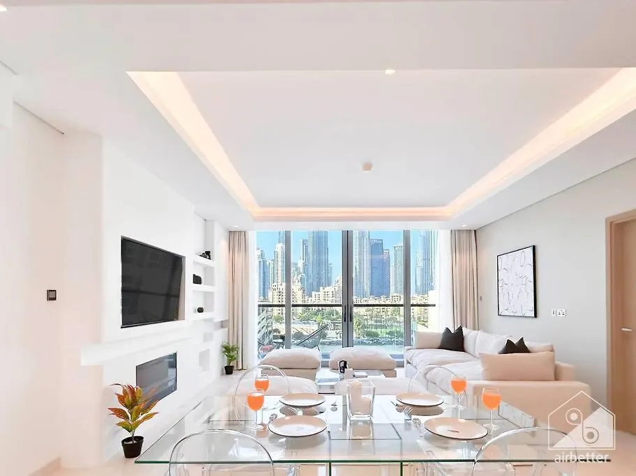 High End 1Bedroom With Balcony & View Dubaj Apartmán